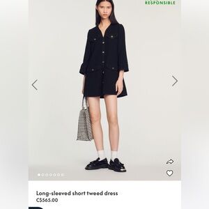 BNWT - Maje tweed dress